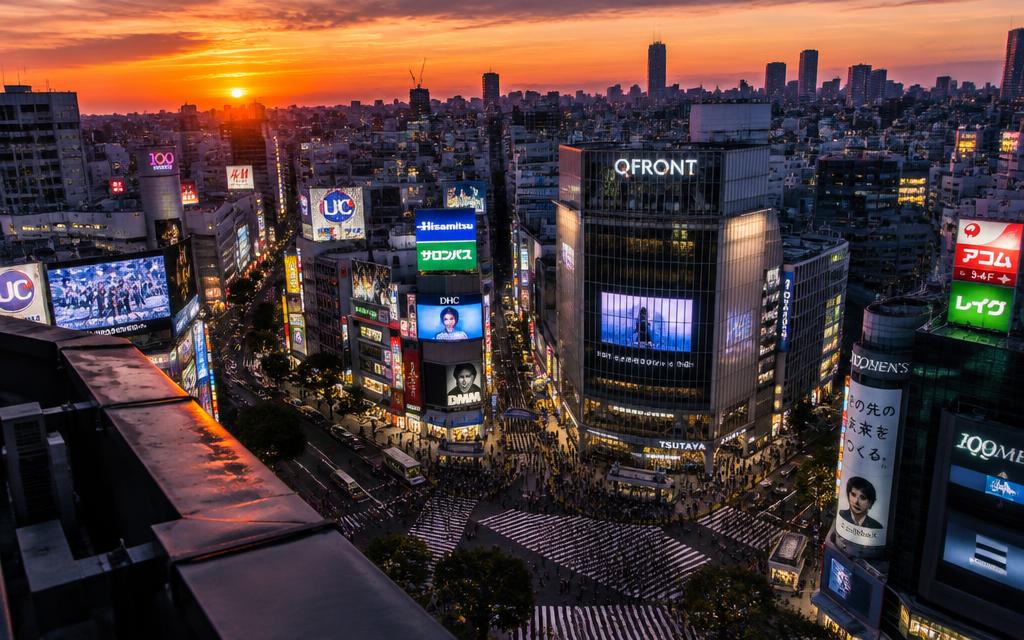 Shibuya Sky at Sunset → Dinner